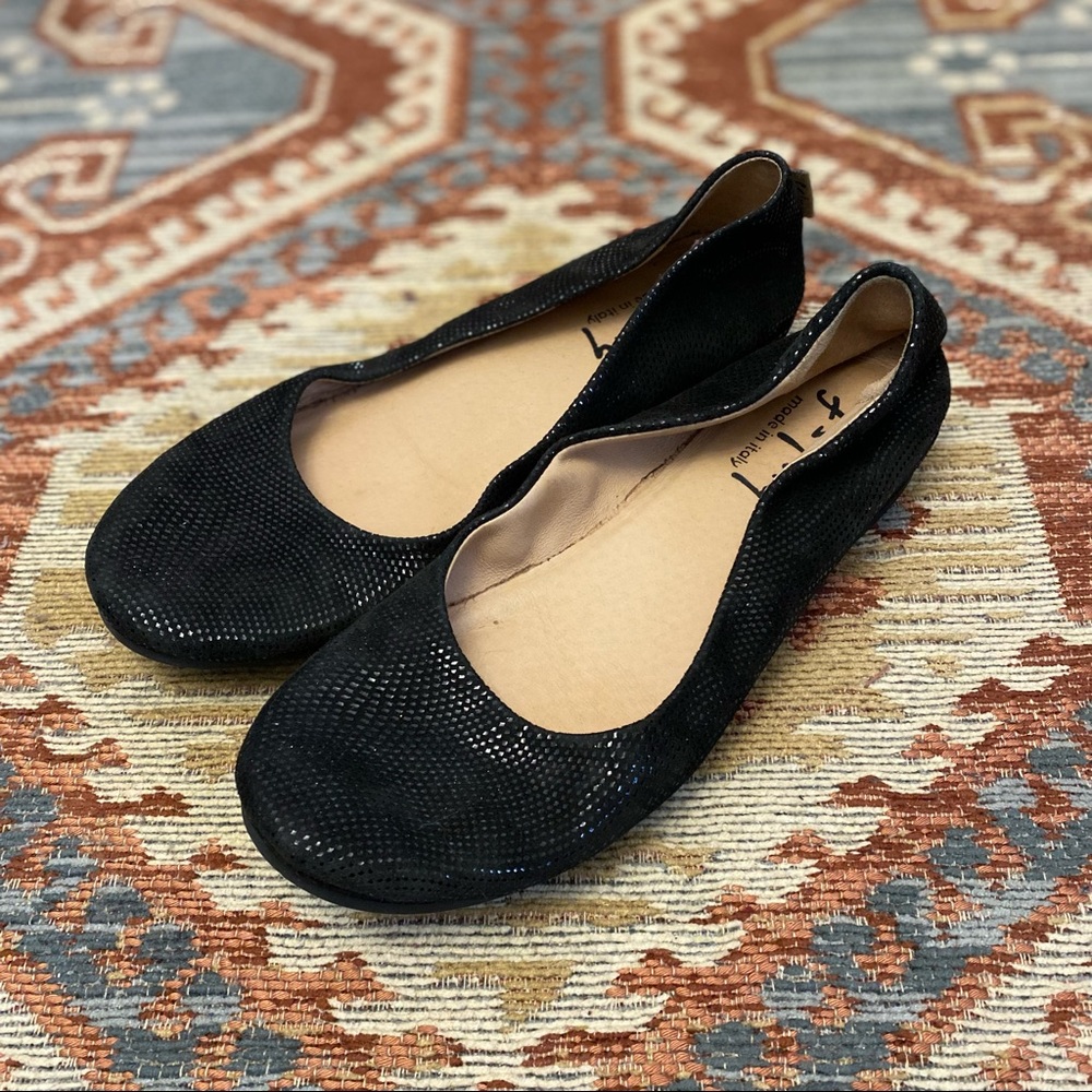 French Sole Sloop leather flats - Sz 8